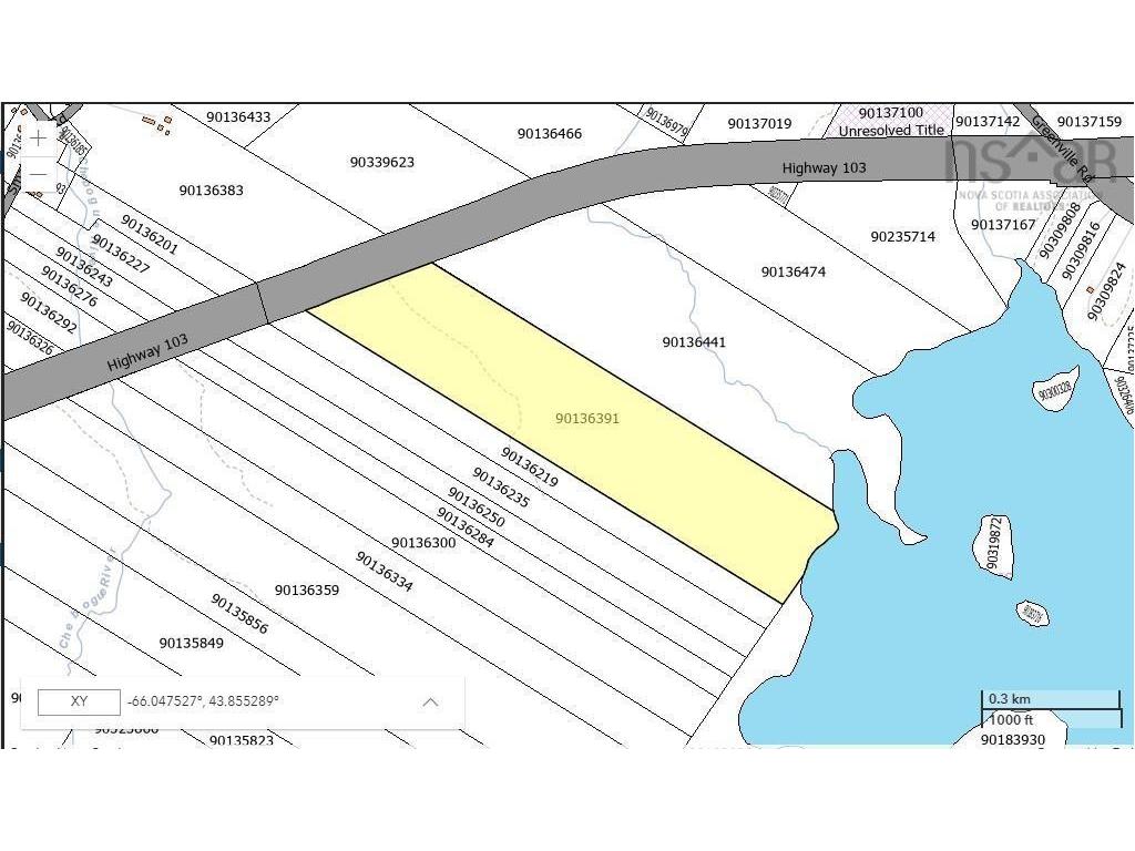 Highway 103, Arcadia, NS