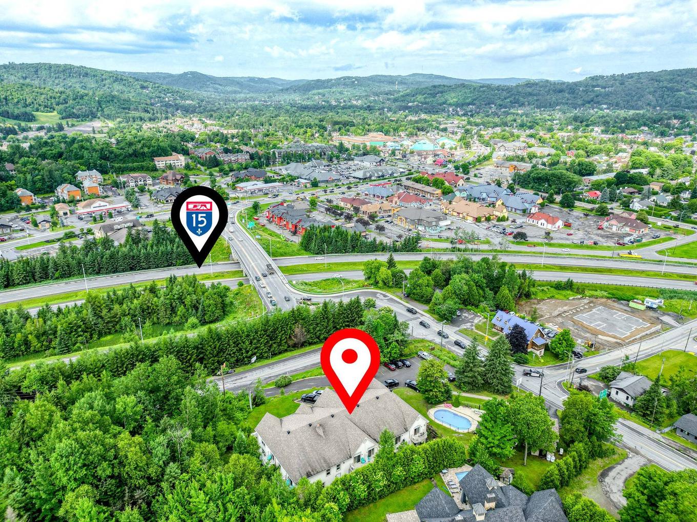 Overall view - 002-500 Ch. Des Frênes, Piedmont, QC - Outdoor With View