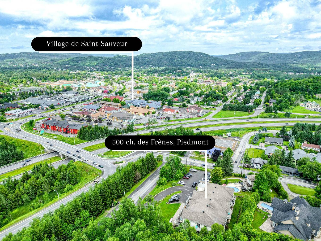 Overall view - 002-500 Ch. Des Frênes, Piedmont, QC - Outdoor With View