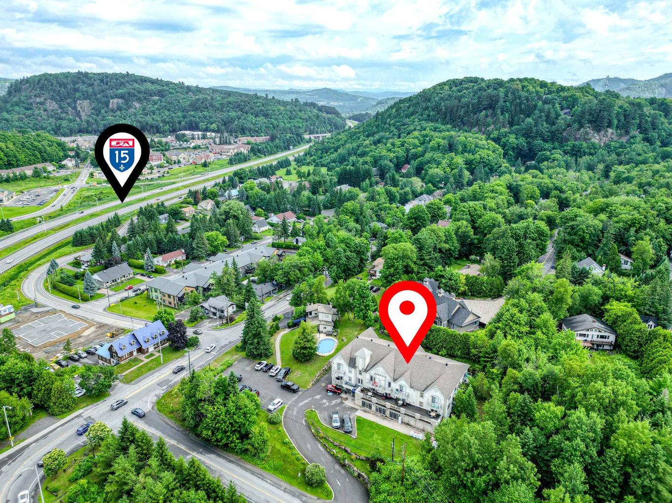 Overall view - 002-500 Ch. Des Frênes, Piedmont, QC - Outdoor With View