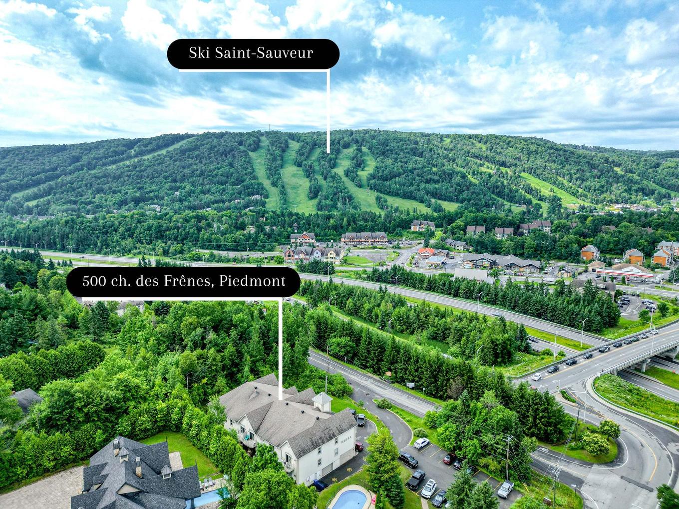 Overall view - 002-500 Ch. Des Frênes, Piedmont, QC - Outdoor With View