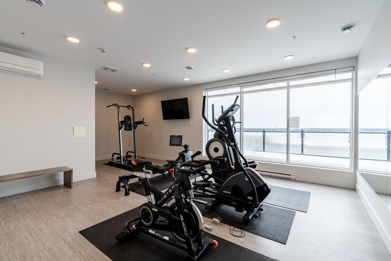 Exercise room - 109-9175 Rue Lennon, Brossard, QC - Indoor Photo Showing Gym Room