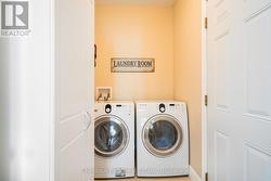 Laundry room with access to the garage -