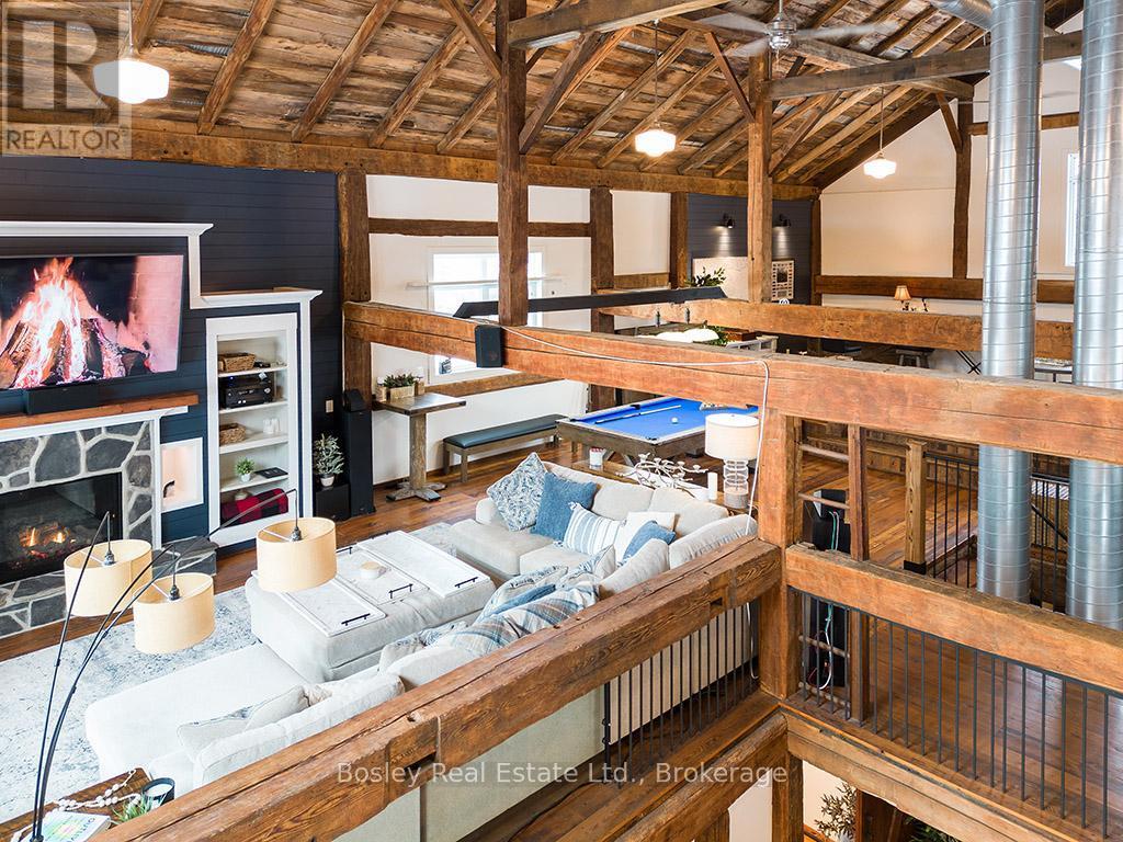 121 Old Highway 26, Meaford, ON - Indoor With Fireplace