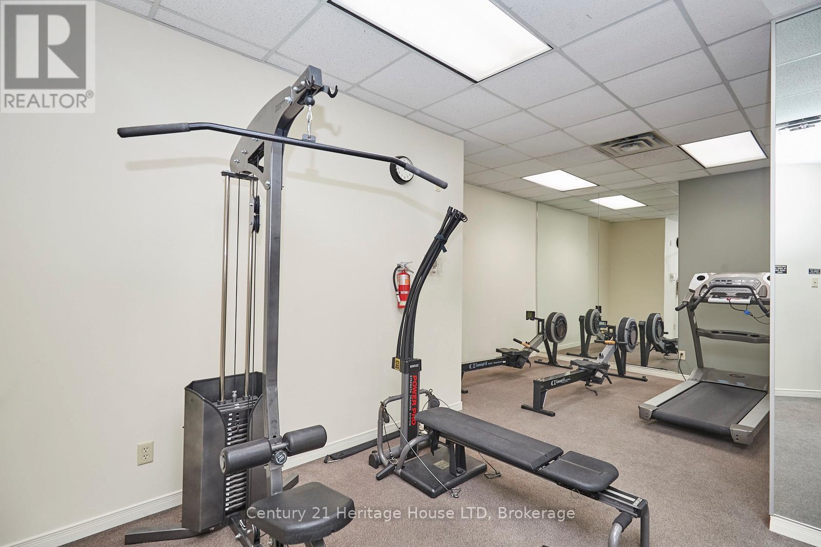 317 - 8111 Forest Glen Drive, Niagara Falls (Mt. Carmel), ON - Indoor Photo Showing Gym Room