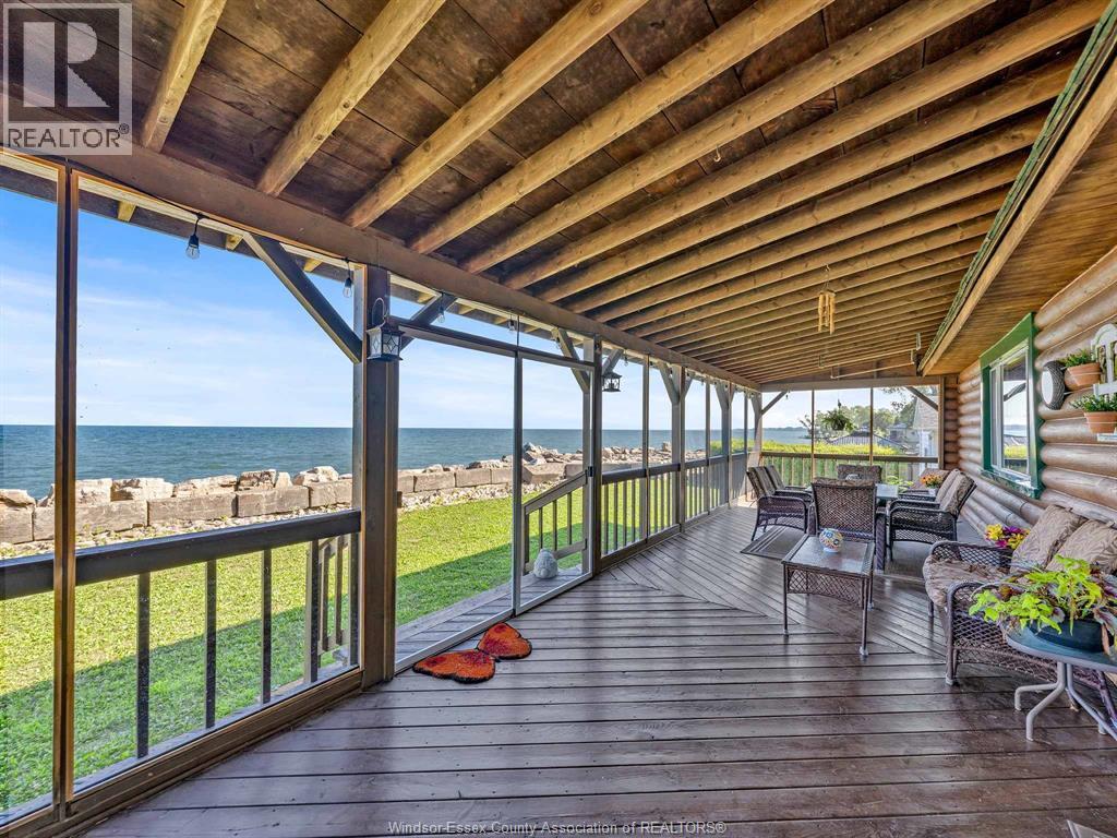 226 Cotterie Park, Leamington, ON - Outdoor With Body Of Water With Deck Patio Veranda With Exterior