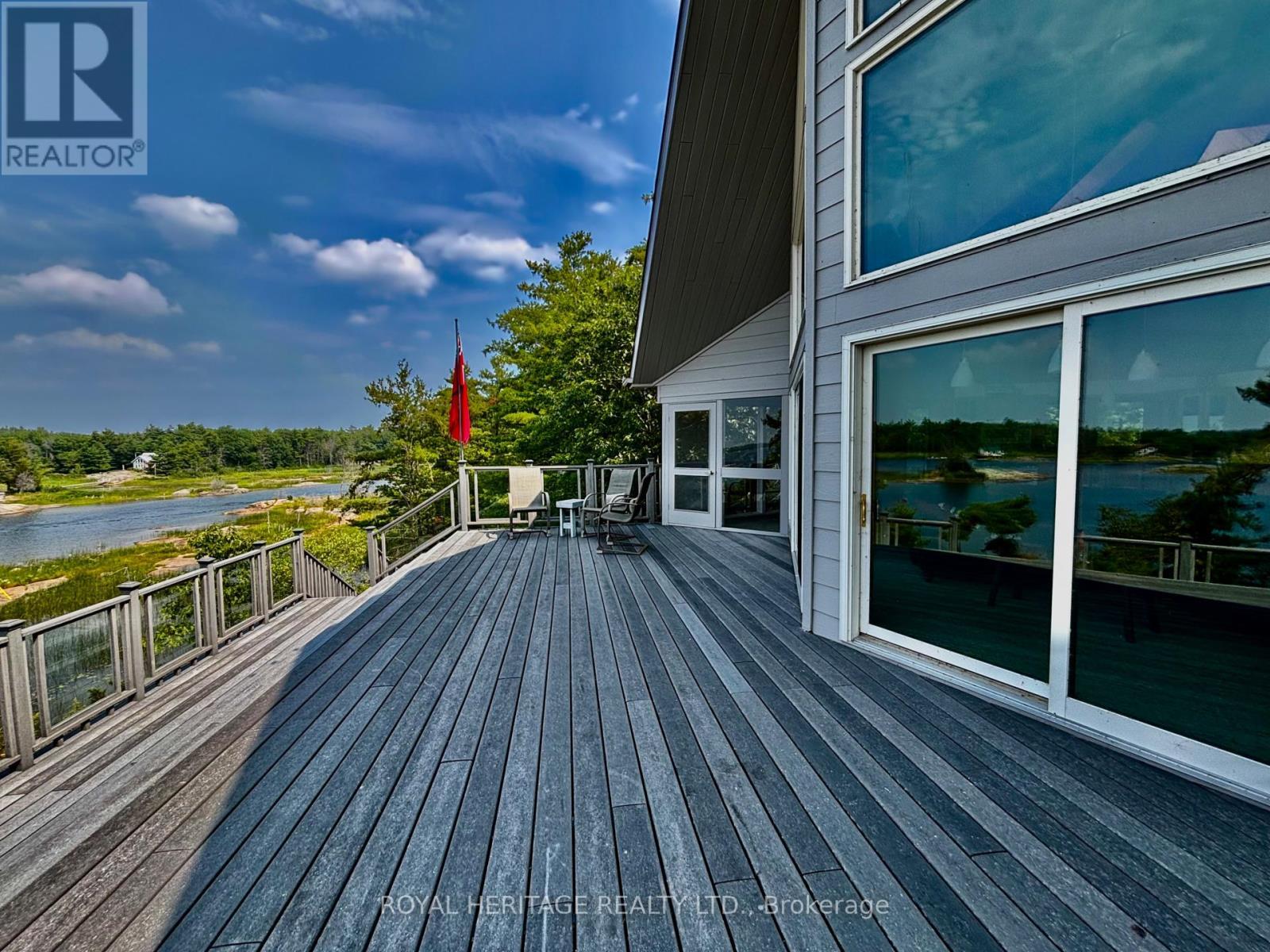 East View - 7224 Island 630 Georgian Bay, Georgian Bay, ON - Outdoor With Deck Patio Veranda