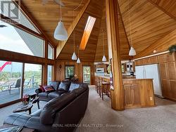 Vaulted Ceiling with Skylights -
