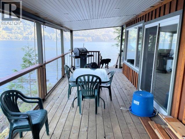 A-10640 Powell Lake, Powell River, BC - Outdoor With Body Of Water With Deck Patio Veranda With Exterior