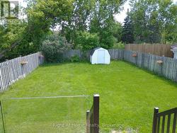 View of back yard from the deck -