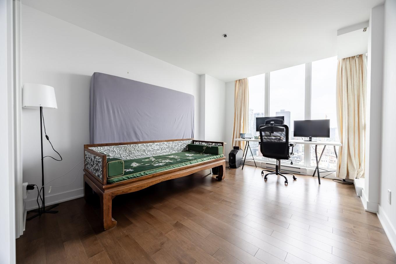 Bedroom - 2405-1211 Rue Drummond, Montréal (Ville-Marie), QC - Indoor