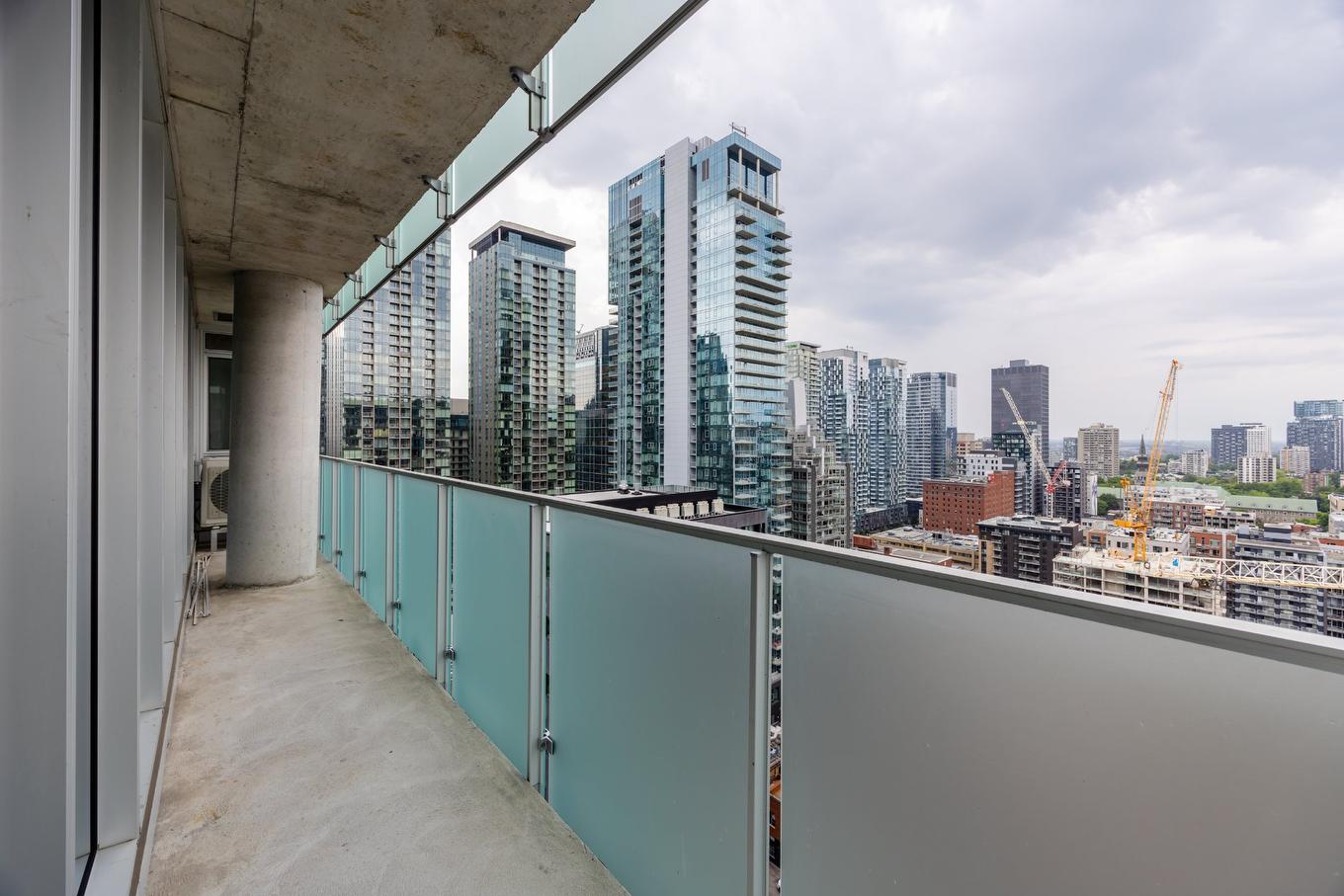 Balcony - 2405-1211 Rue Drummond, Montréal (Ville-Marie), QC - Outdoor With Balcony