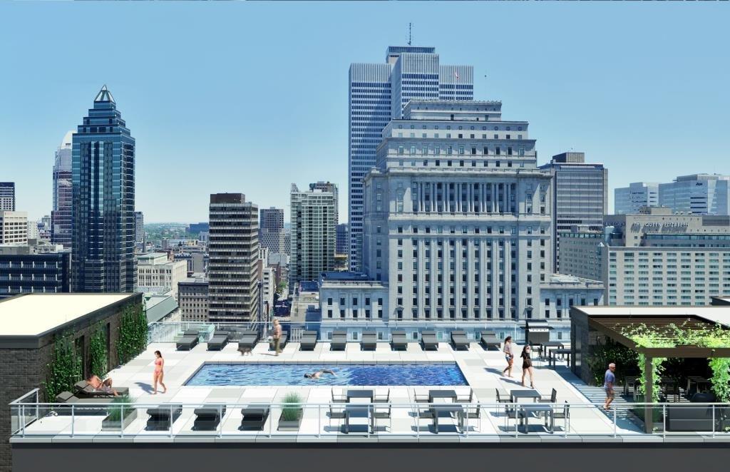 Pool - 2405-1211 Rue Drummond, Montréal (Ville-Marie), QC - Outdoor