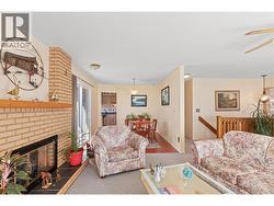 LIVING ROOM - Beautiful Fireplace! -