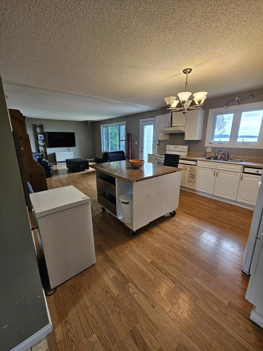 214 Lakeshore Drive, Ignace, ON - Indoor Photo Showing Kitchen With Double Sink