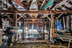 Boathouse interior -