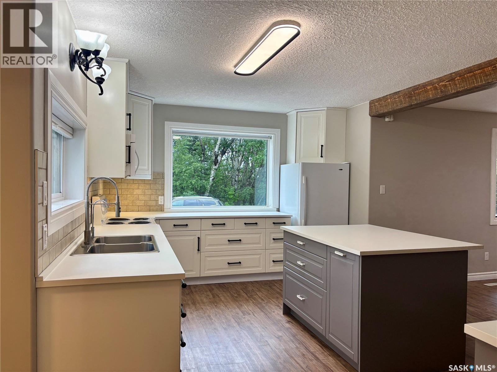 Siklenka Homestead, Parkdale Rm No. 498, SK - Indoor Photo Showing Kitchen With Double Sink