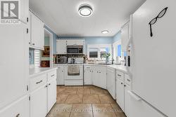 plenty of kitchen storage space -