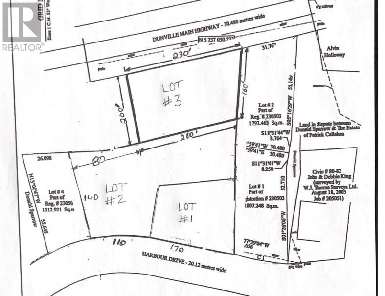 Lot 2 1313-1315 Main Road, Dunville/Harbour Drive, NL