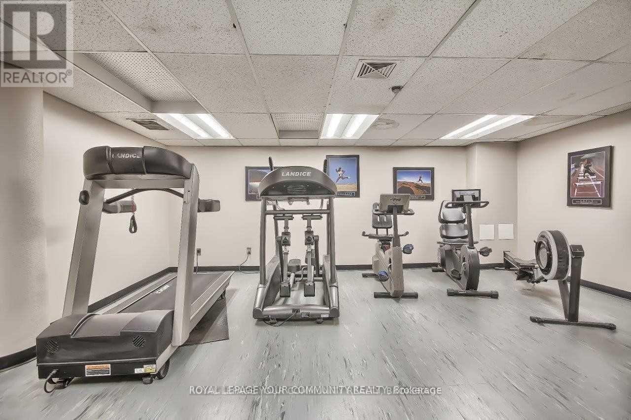 1004 - 50 Inverlochy Boulevard, Markham, ON - Indoor Photo Showing Gym Room
