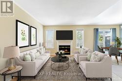 Living Room Virtually Staged -