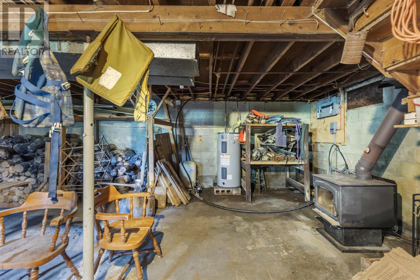 80 Chiblow Lake Rd, Iron Bridge, ON - Indoor Photo Showing Basement