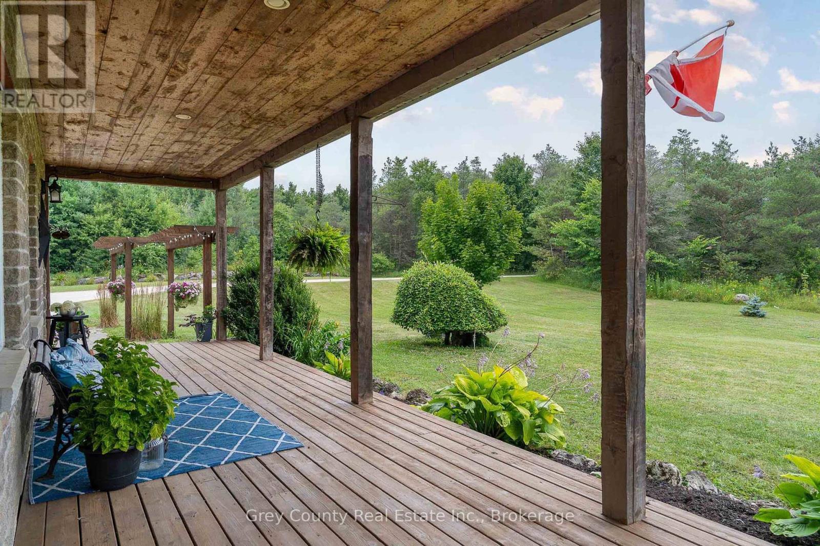 135260 9Th Line, Grey Highlands, ON - Outdoor With Deck Patio Veranda With Exterior