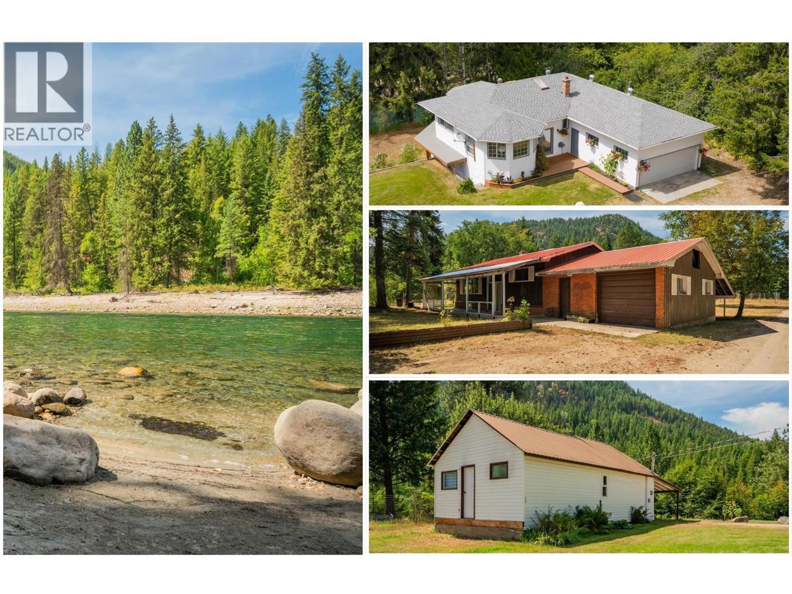 4.74 Acre Riverfront Property with 3 Dwellings. - 2697 Osachoff Road, South Slocan, BC - Outdoor
