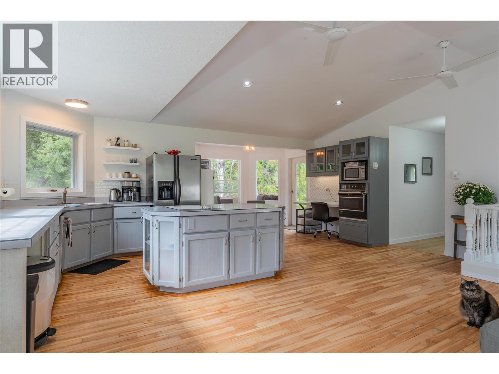 Kitchen of main house. - 2697 Osachoff Road, South Slocan, BC - Indoor Photo Showing Kitchen