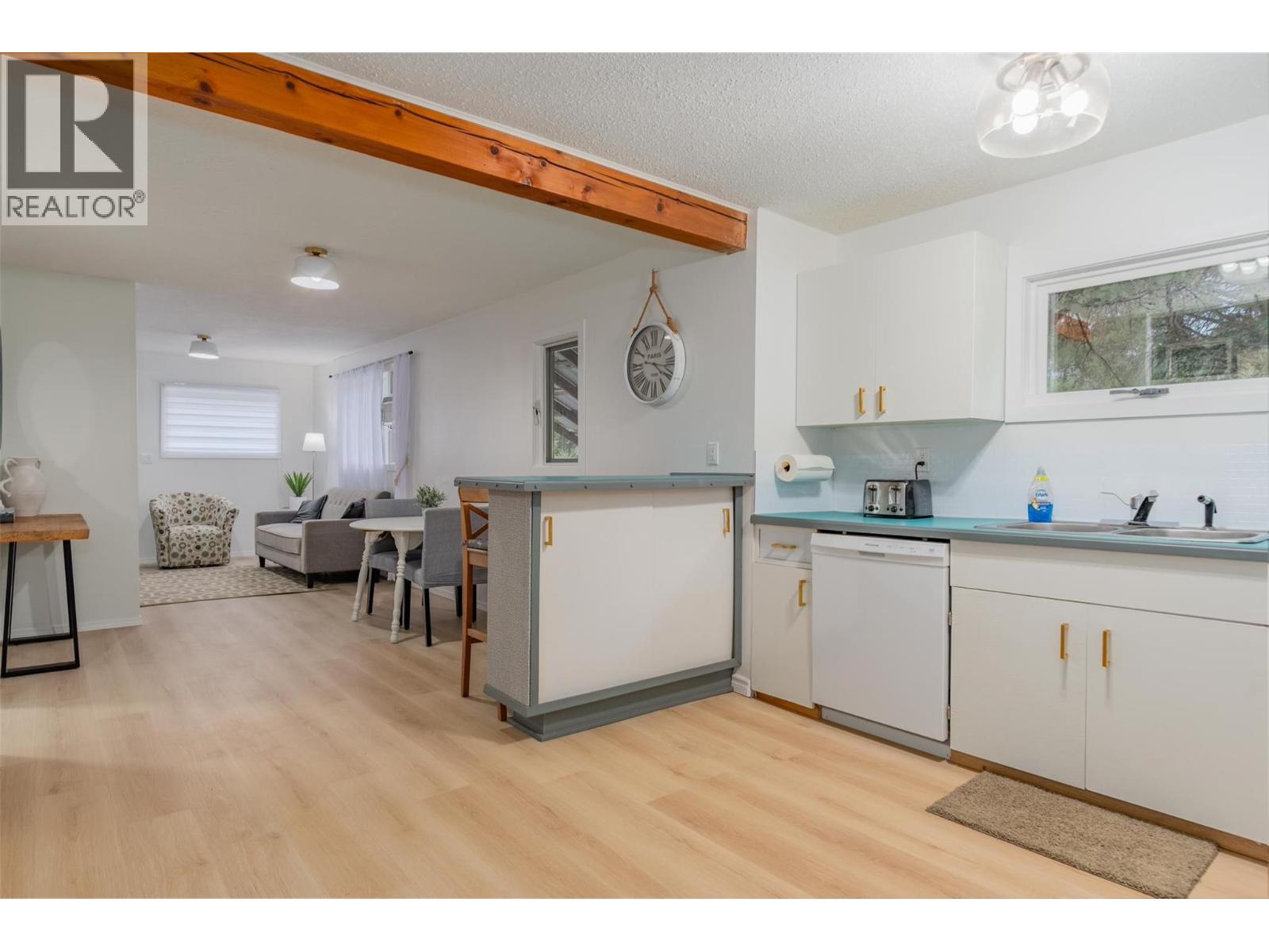 Kitchen of the small house. - 2697 Osachoff Road, South Slocan, BC - Indoor Photo Showing Kitchen