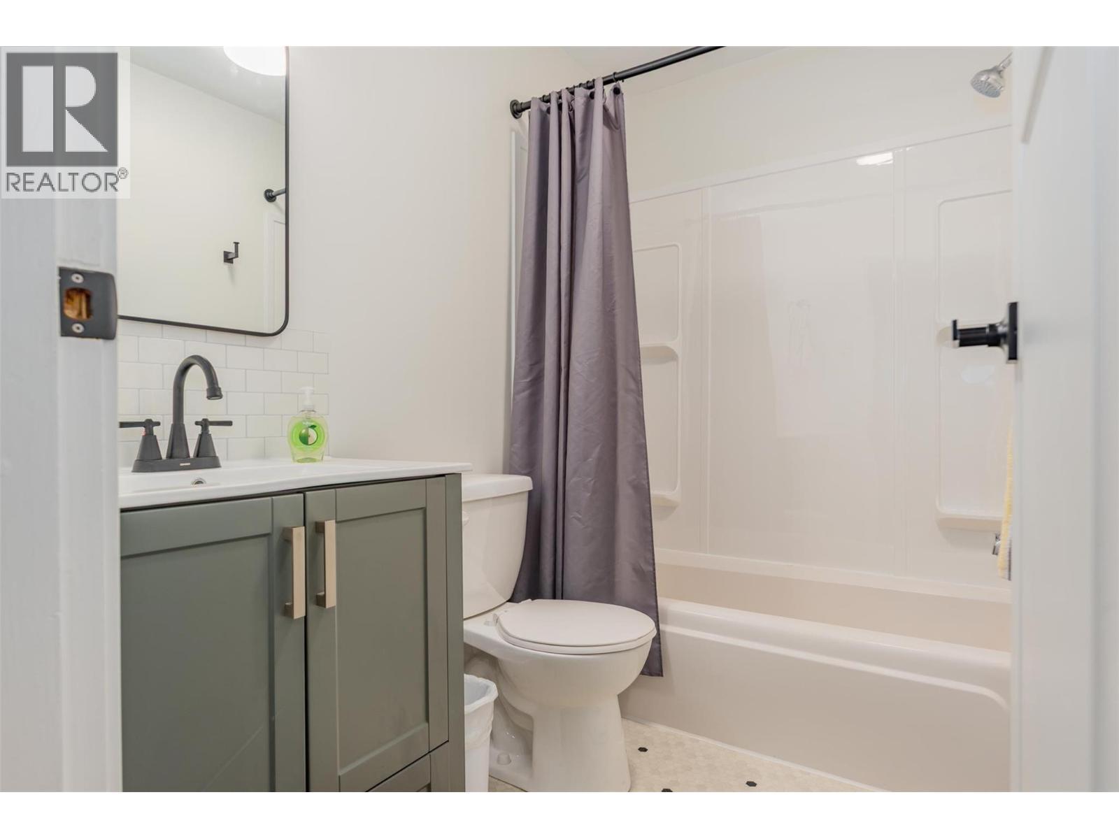 Fully renovated bathroom of the small house. - 2697 Osachoff Road, South Slocan, BC - Indoor Photo Showing Bathroom