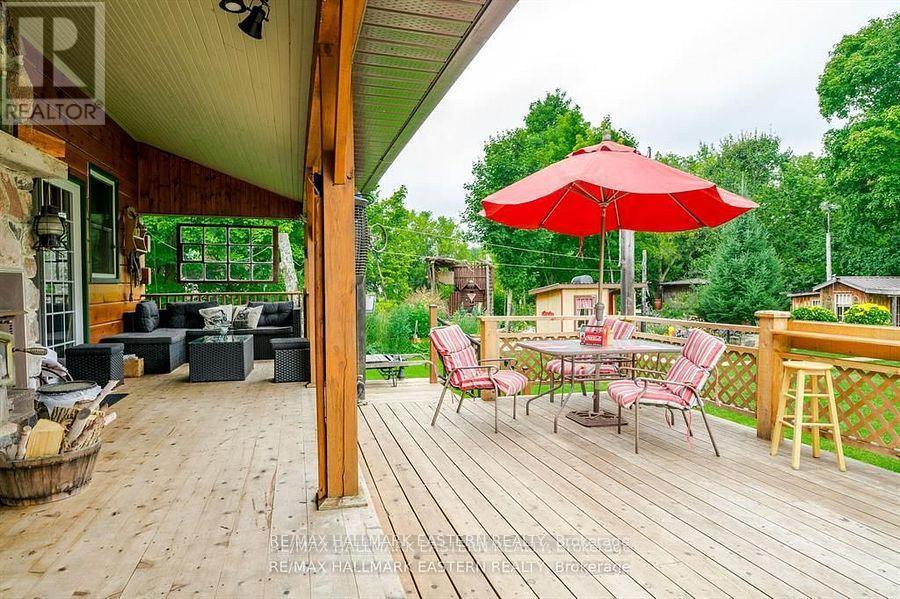 3404 Base Line, Otonabee-South Monaghan, ON - Outdoor With Deck Patio Veranda