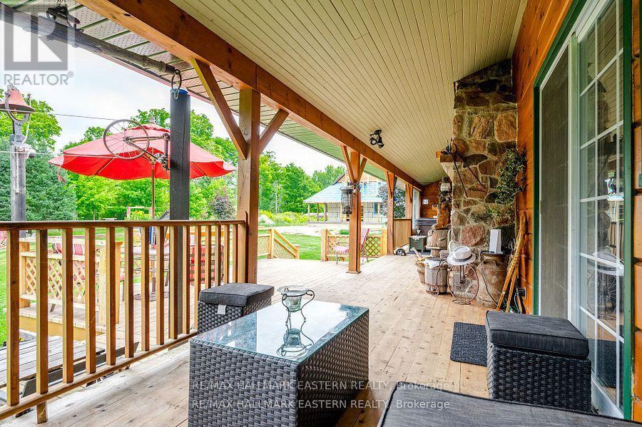 3404 Base Line, Otonabee-South Monaghan, ON - Outdoor With Deck Patio Veranda With Exterior