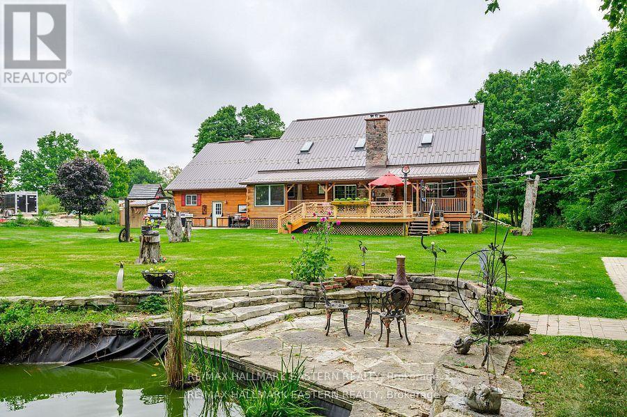 3404 Base Line, Otonabee-South Monaghan, ON - Outdoor With Deck Patio Veranda