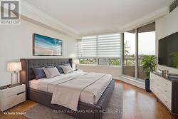 Virtually staged bedroom -