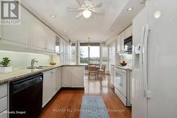 Virtually staged kitchen -