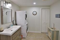Lower Level 3 Piece Bathroom with Laundry -