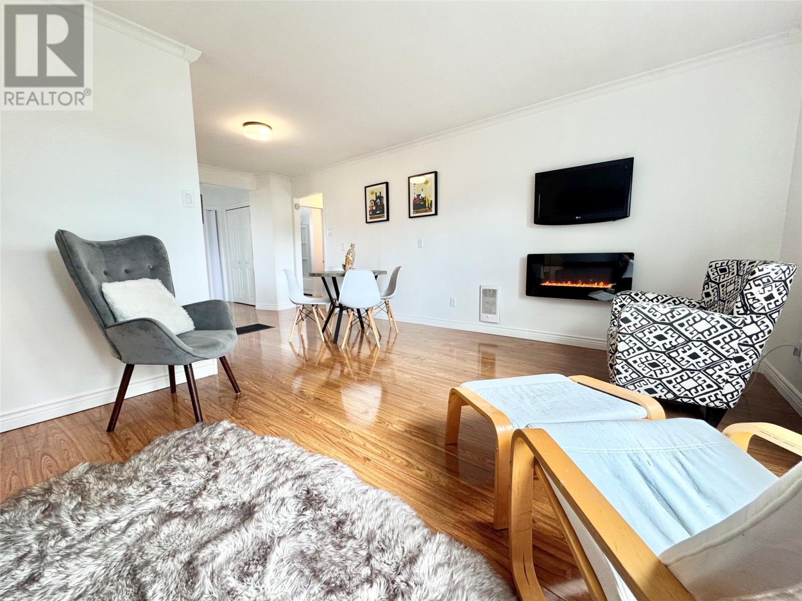 7 Dyke'S Lane, Musgrave Harbour, NL - Indoor Photo Showing Living Room With Fireplace