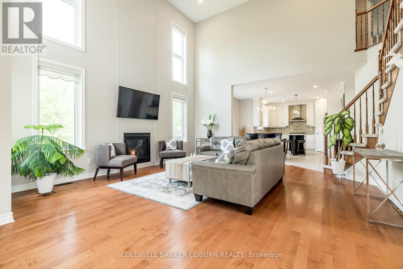 549 Osmond Daley Drive, Ottawa, ON - Indoor Photo Showing Living Room With Fireplace