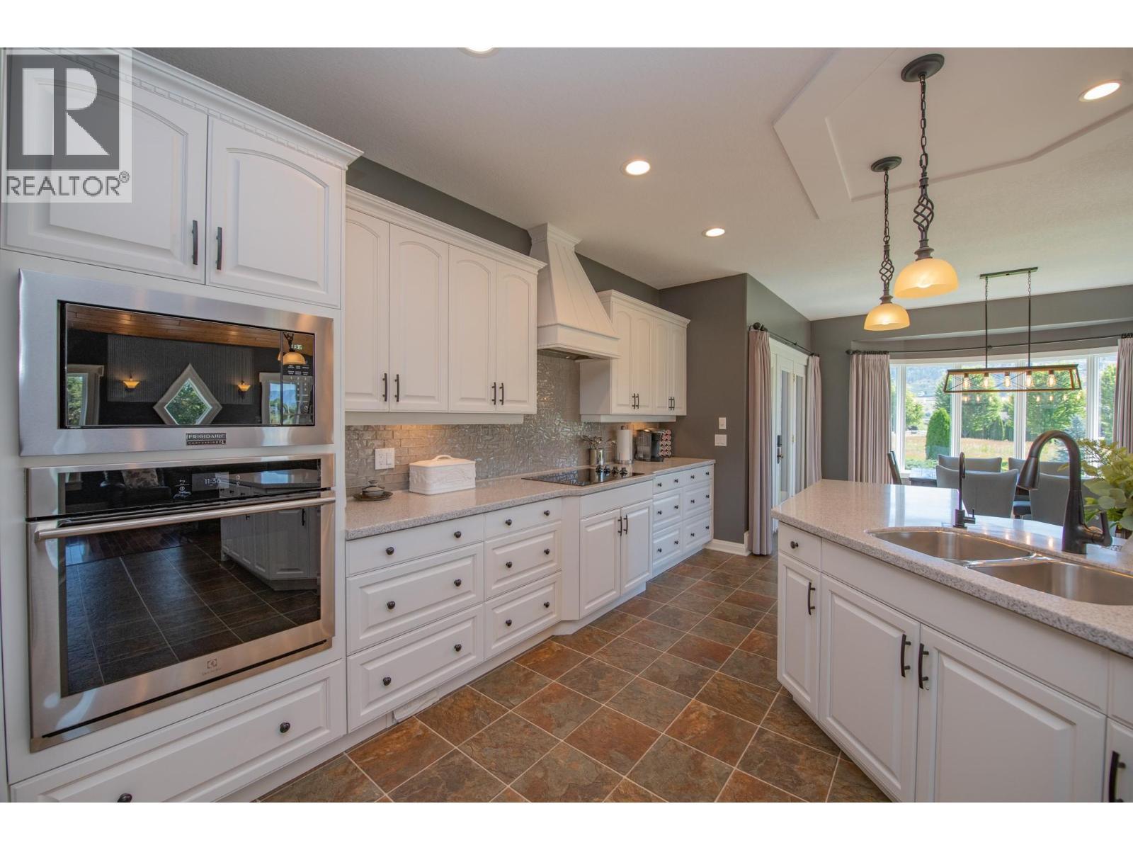 8163 Old Kamloops Road, Vernon, BC - Indoor Photo Showing Kitchen With Double Sink