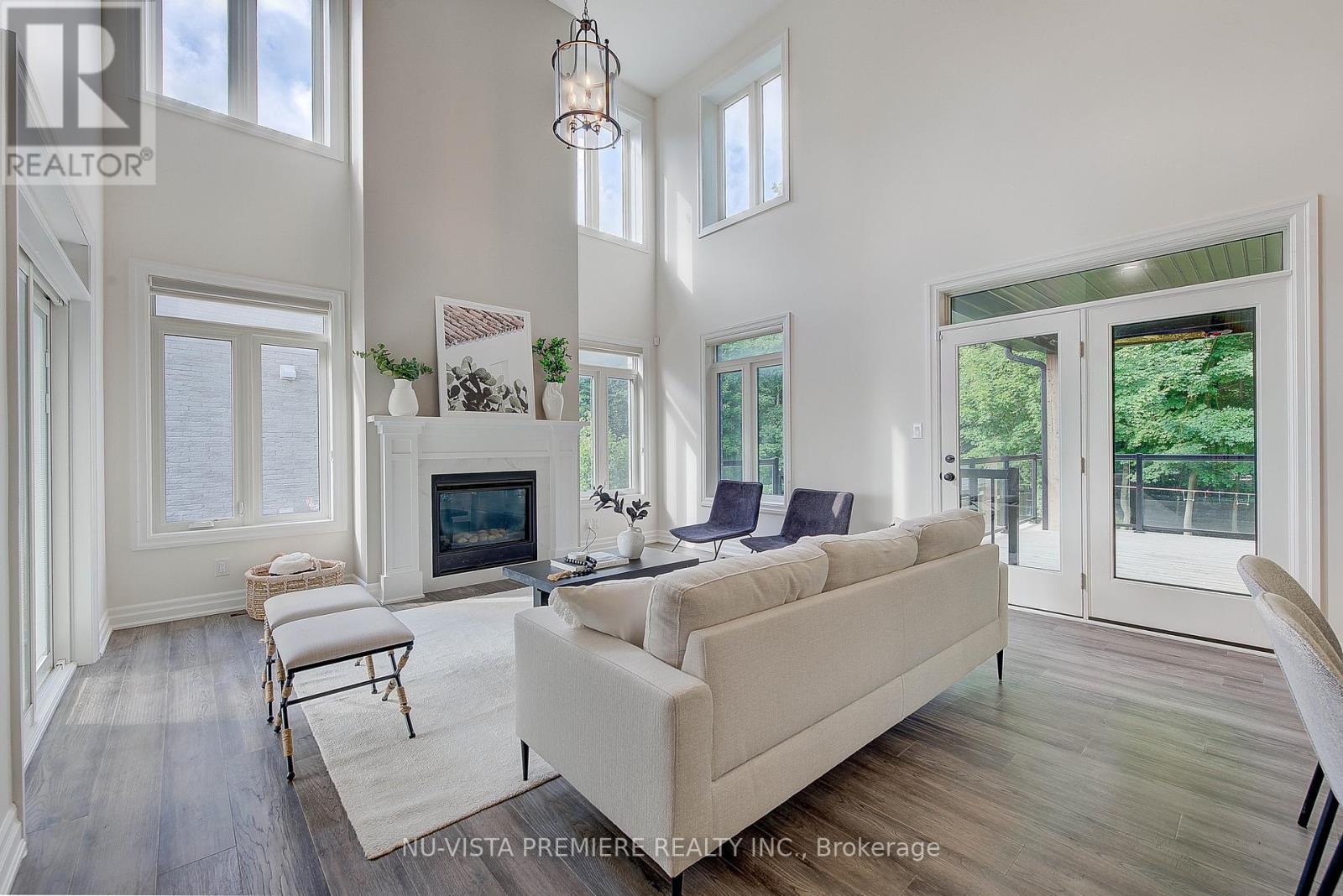 268 Songbird Lane, Middlesex Centre (Ilderton), ON - Indoor Photo Showing Living Room With Fireplace