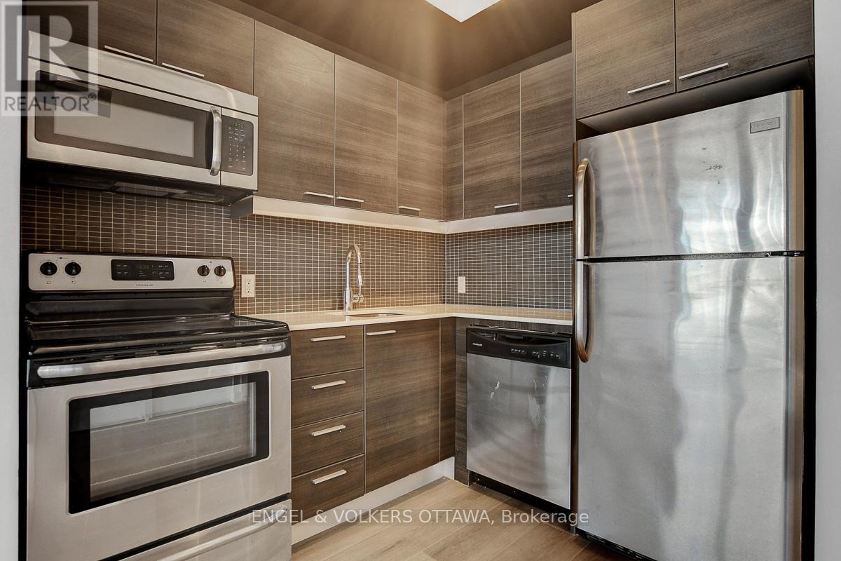 532 - 349 Mcleod Street, Ottawa, ON - Indoor Photo Showing Kitchen With Stainless Steel Kitchen With Upgraded Kitchen