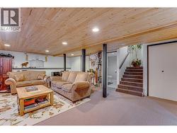 Large family room downstairs -