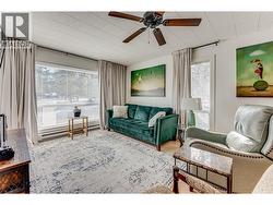 Living room with large picture window -