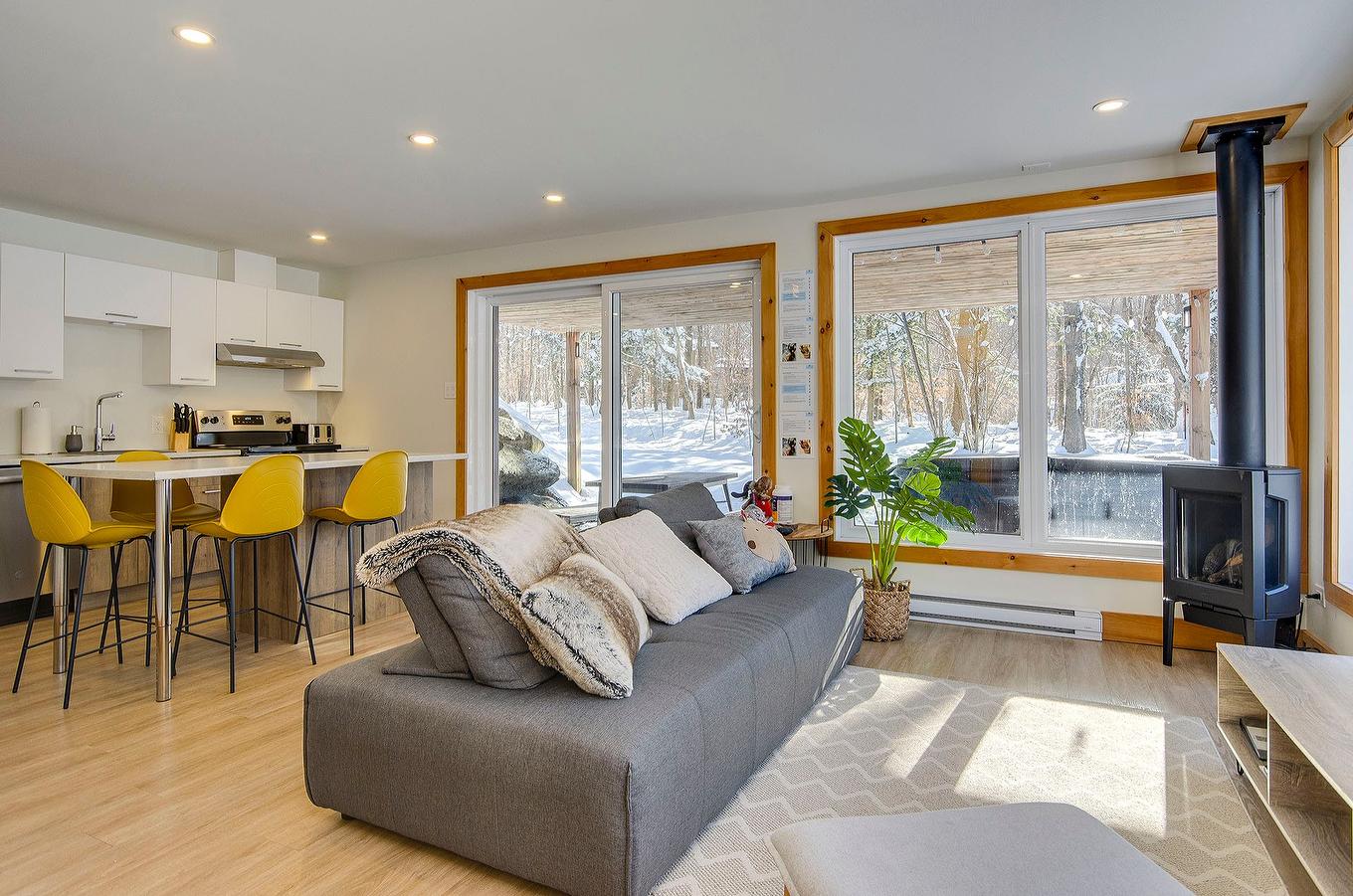 Overall view - 265 - 267 Ch. Seigneurial, Sutton, QC - Indoor Photo Showing Living Room