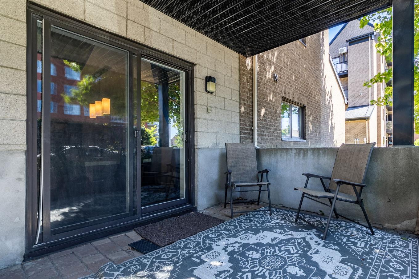 Patio - 102-3885 Av. Colomb, Brossard, QC - Outdoor With Deck Patio Veranda With Exterior