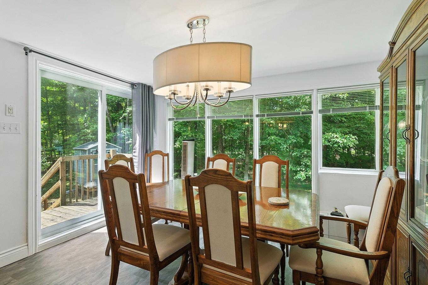 Dining room - 485Z - 487Z Ch. Du Mont-Loup-Garou, Sainte-Adèle, QC - Indoor Photo Showing Dining Room