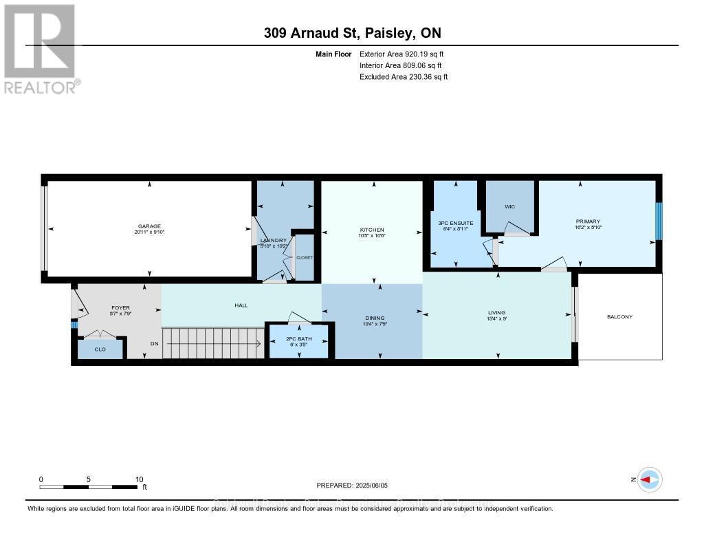 Main Floor Plan - 2 - 305 Arnaud Street, Arran-Elderslie, ON - Other
