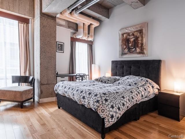 Chambre à coucher - 419-1200 Rue St-Alexandre, Montréal (Ville-Marie), QC - Indoor Photo Showing Bedroom