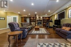 Rec Room with Fireplace -